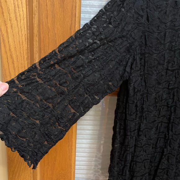 3X Black Lace Top - Picture 4 of 5